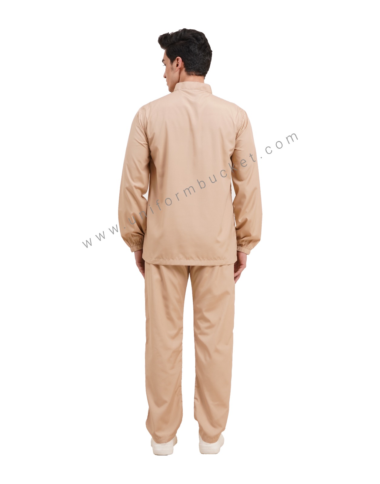 FOOD INDUSTRY COMFORTABLE  BEIGE  SHIRT WITH FULL SLEEVE BOTTOM ELASTIC thumbnail 5